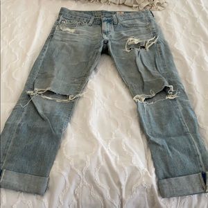 AG Piper relaxed skinny crop